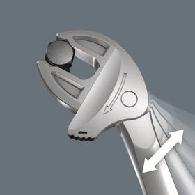 Wera Joker XXL 30-degree back-pivot shown for tight angle access