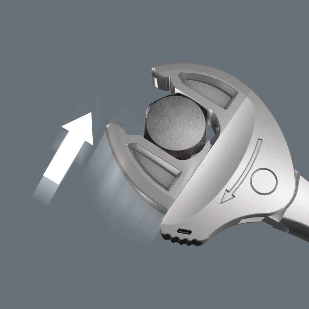 Wera Joker XXL lever-assisted grip demonstrated to prevent slipping during use