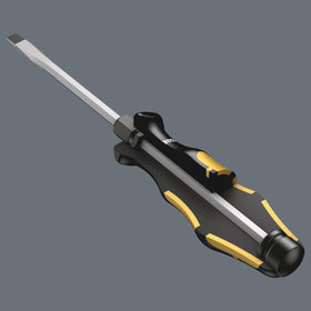 Anti-roll base preventing tool roll-off on workspace