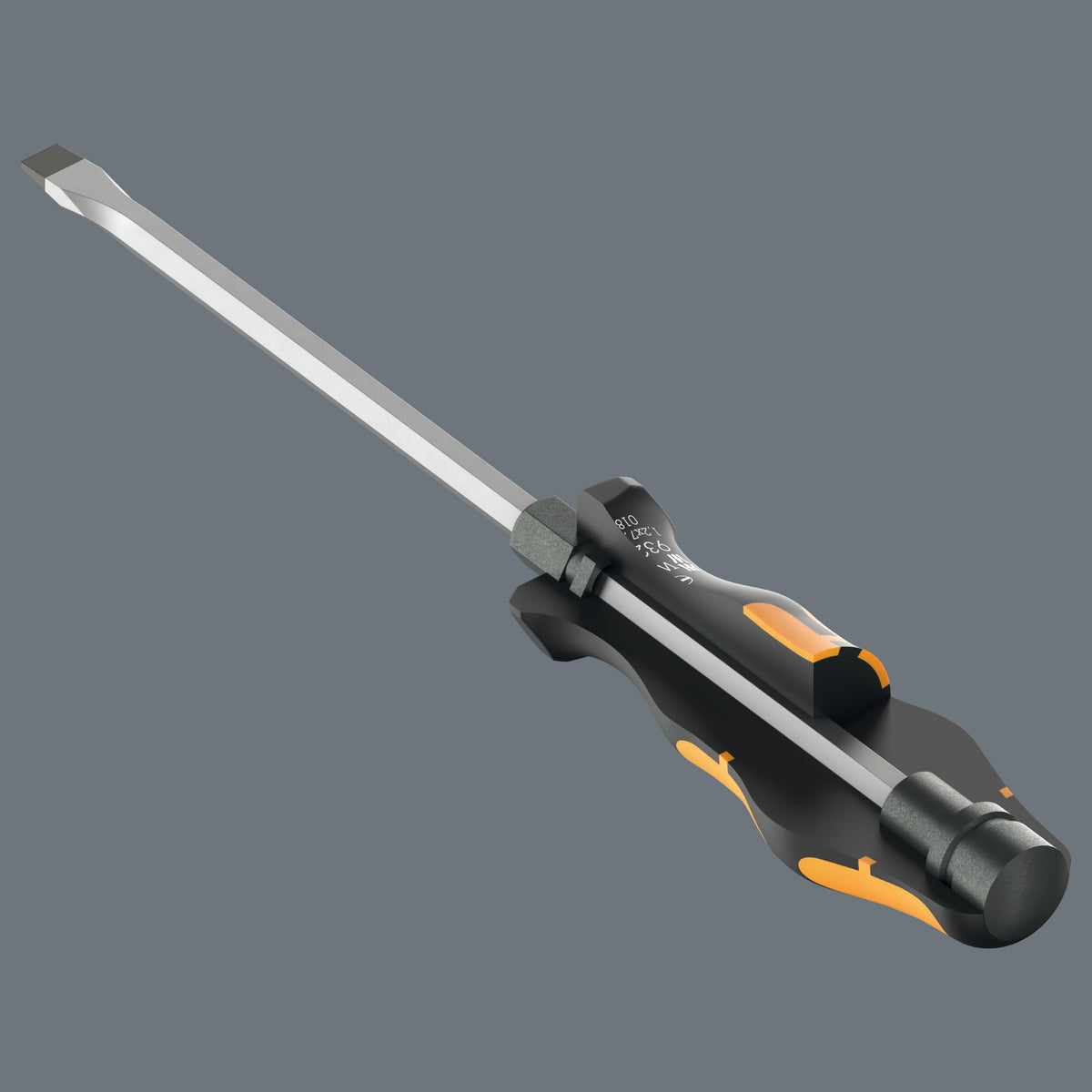 Close-up of pound-thru blade designed for hammering without damage