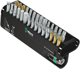 Wera BC Universal Bit-Check Case with Rapidaptor for compact storage.
