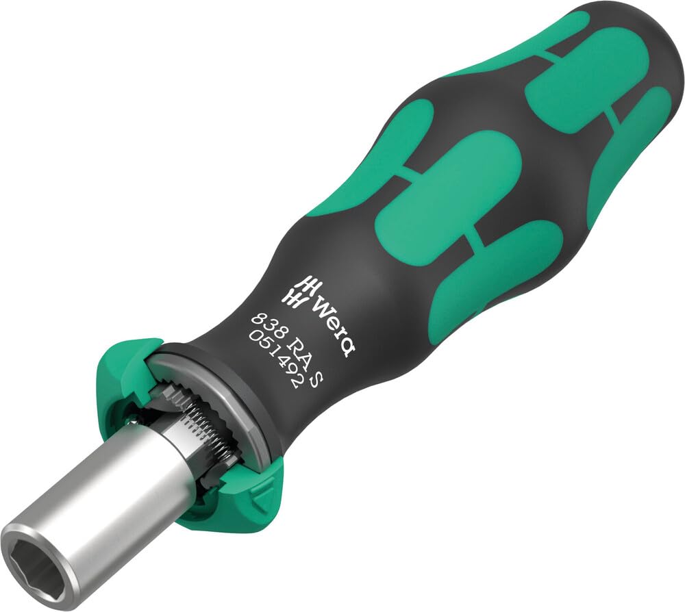 Wera Bitholding Screwdriver compact body designed for tight spaces.