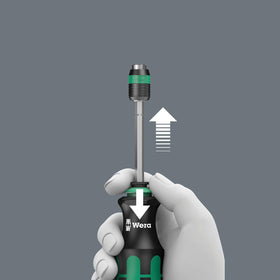 Wera KK25 integrated bit storage keeps bits organized on the go.