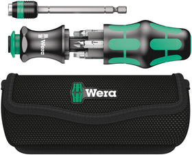 Wera KK26 bayonet blade extended for hard-to-reach screws.