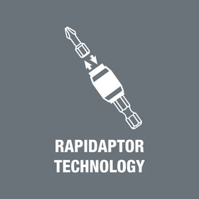 Wera KK26 Rapidaptor quick-release chuck for one-handed bit changes.
