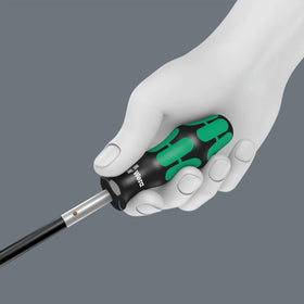 Wera Kraftform 392 anti-roll protection keeps the tool from rolling away.