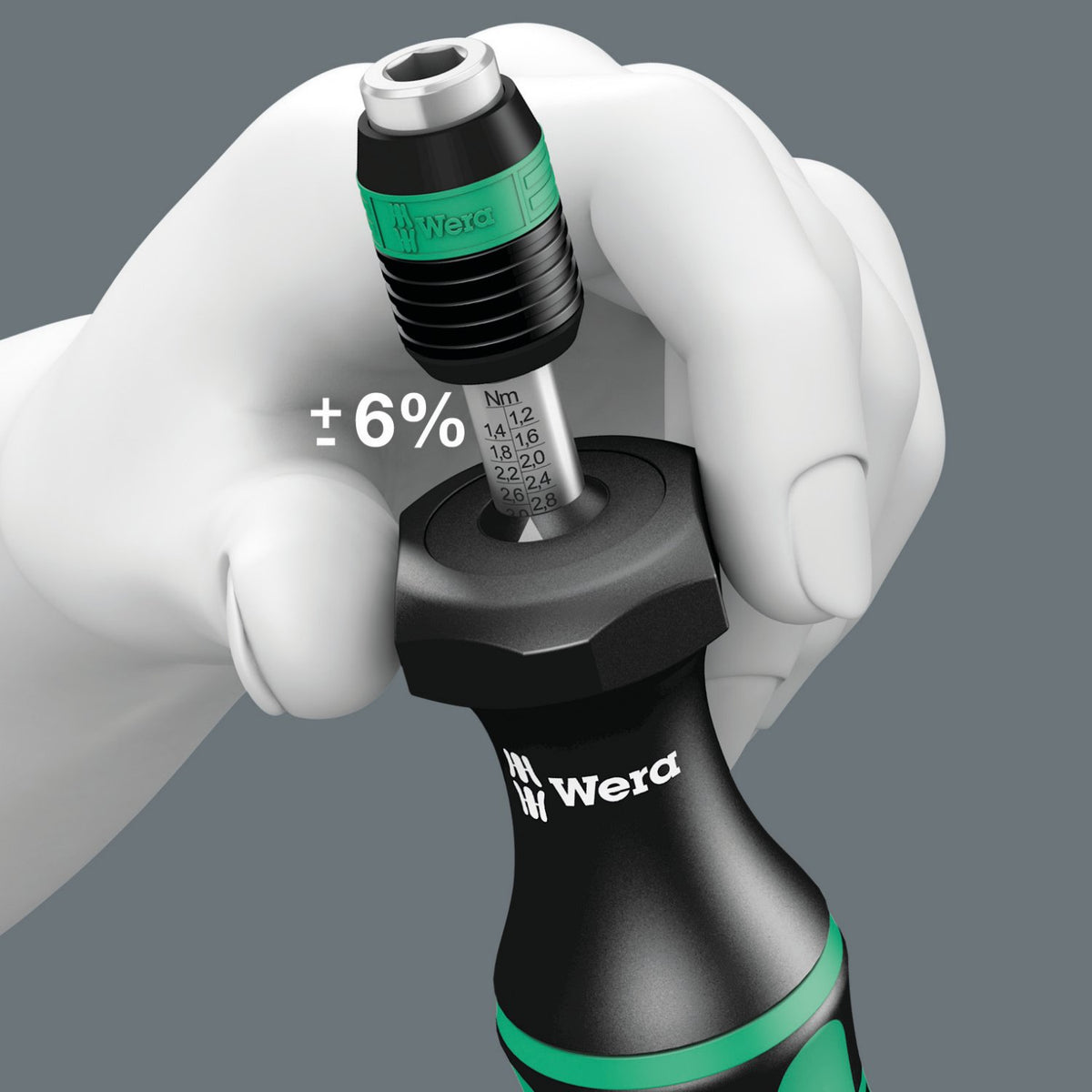 Wera Kraftform 7445 calibration certificate confirms measurement accuracy