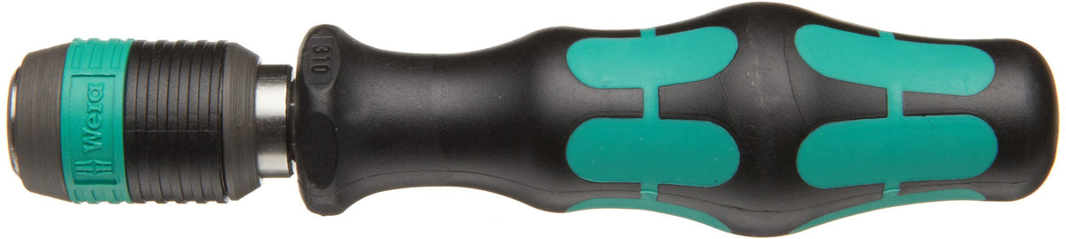 Close-up of Wera Kraftform handle showing anti-roll protection for stable work.