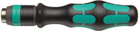Wera Kraftform 813 R screwdriver with rapid-release chuck enables fast bit changes.