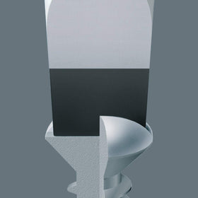 Ergonomic Kraftform handle detail for comfortable high-torque use