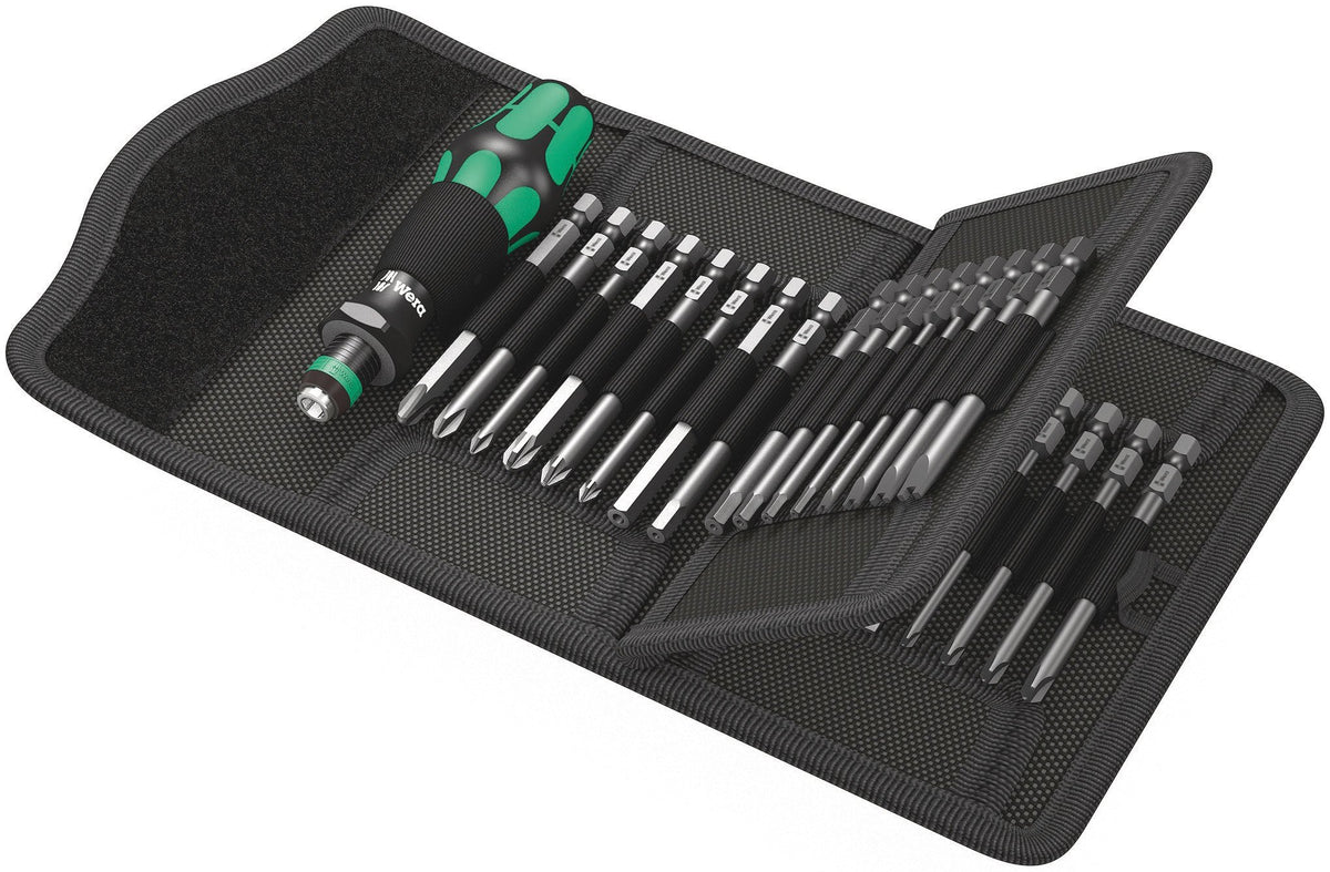 Wera Kraftform Kompakt 62 bitholder screwdriver ready for fast changes