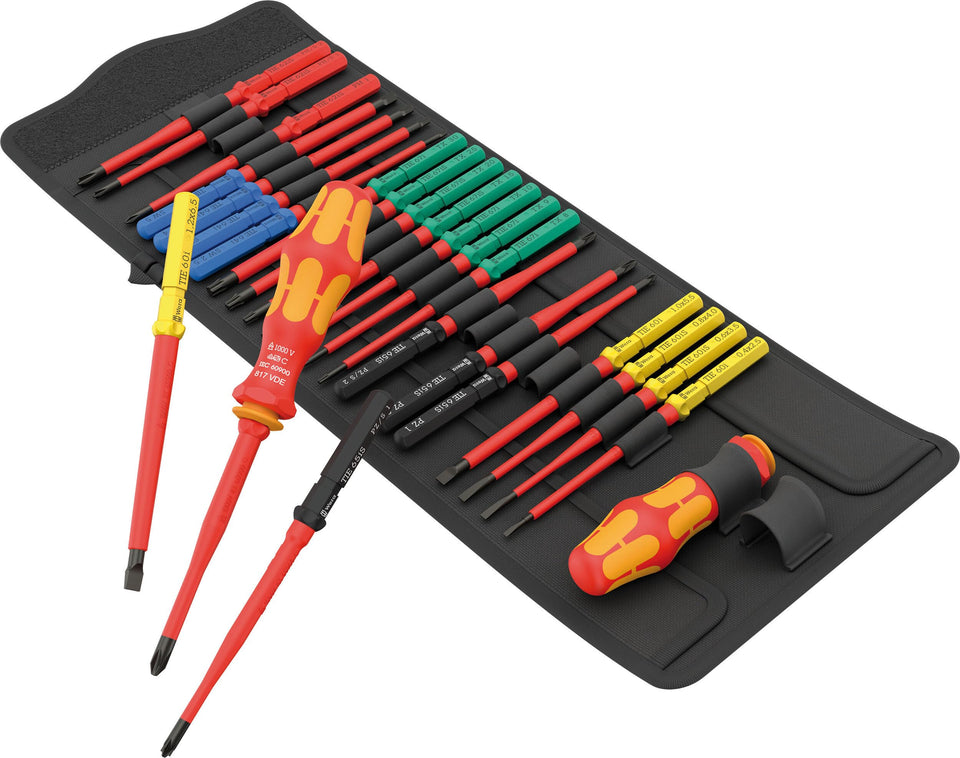 Wera Kraftform Kompakt VDE big pack with handles and blades for insulated precision work