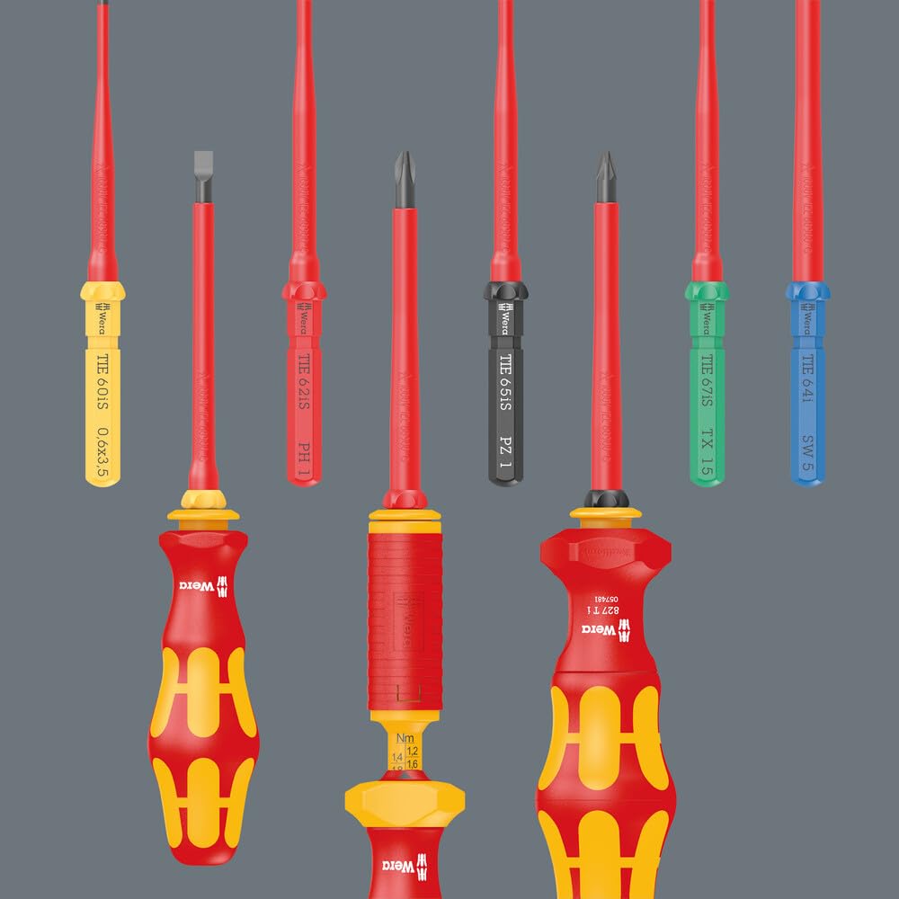 Wera Torx/Pozidriv/Phillips/Slotted bits range for versatile tasks
