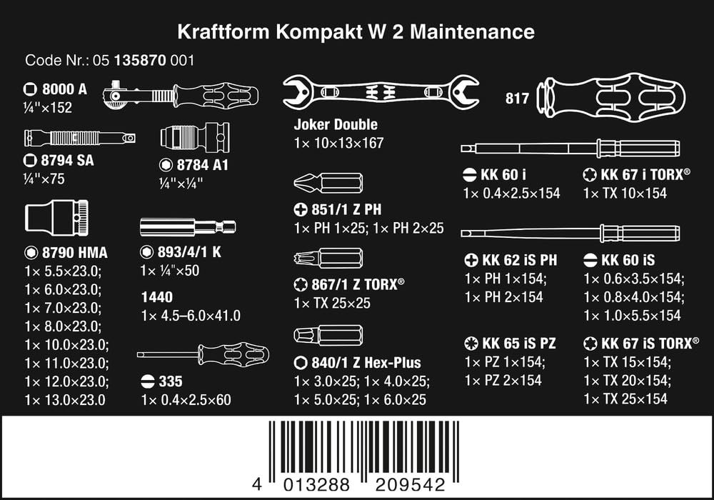 Wera Kraftform Kompakt W2 Zyklop Speed ratchet in action