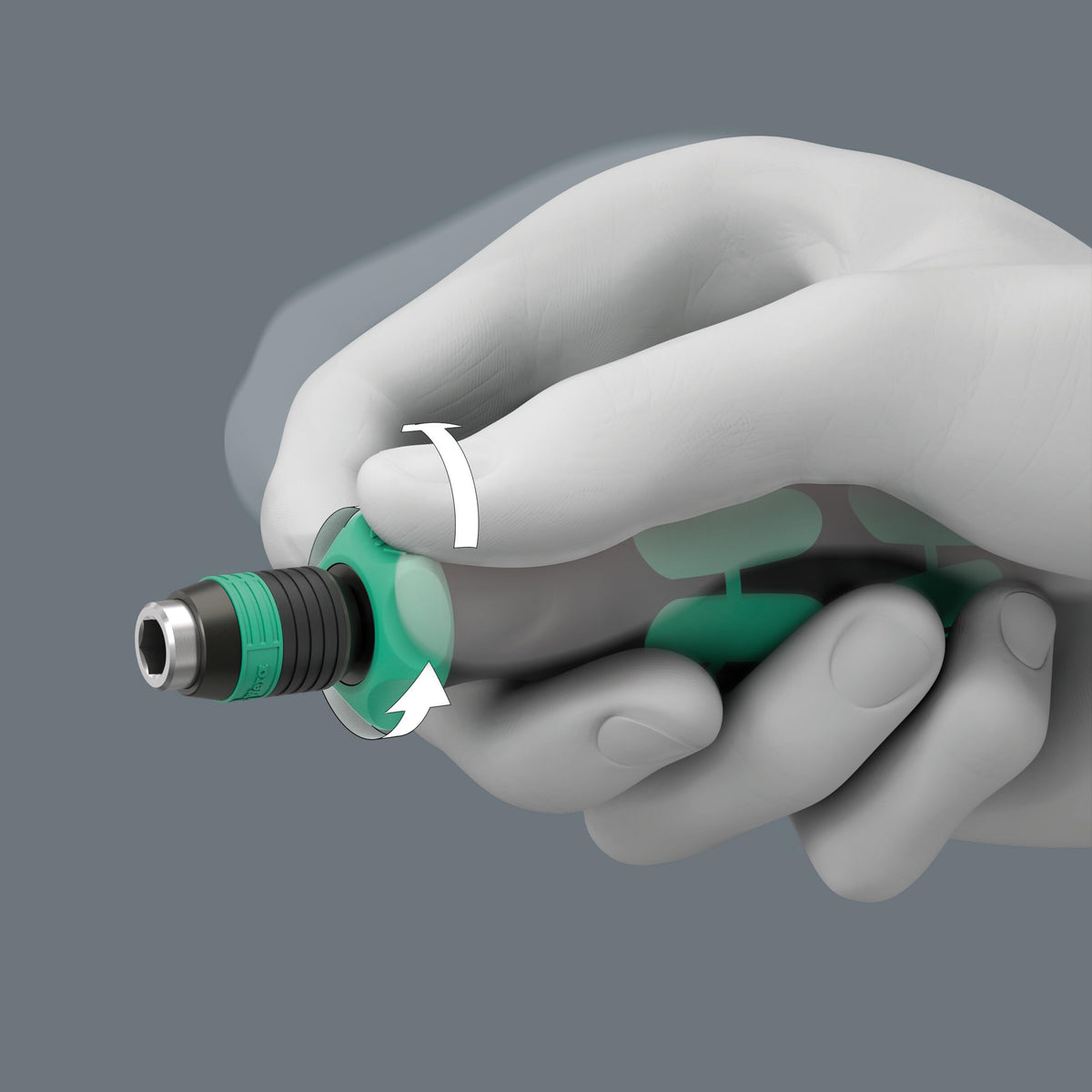 Wera Kraftform Plus ergonomic grip for comfortable screwdriving