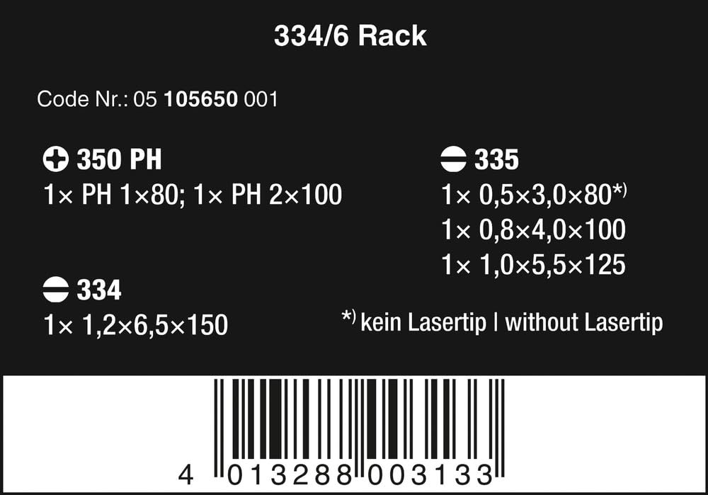 Wera Lasertip tip close-up shows improved grip for secure seating.