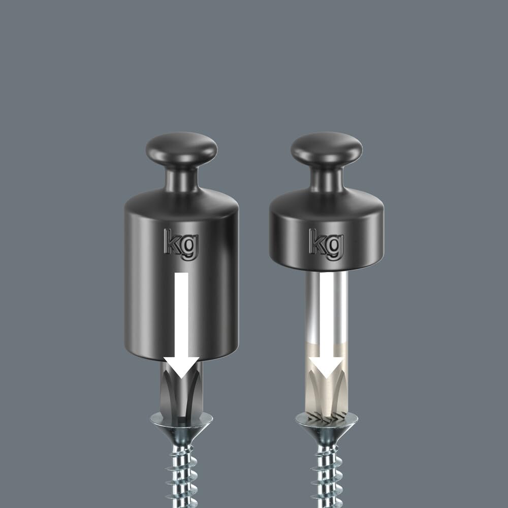 Wera Phillips PH1 and PH2 tips close-up for accurate driving.