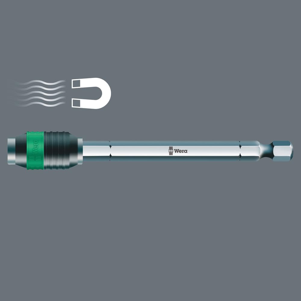 Wera Rapidaptor enables rapid bit changes for both insert and power bits.