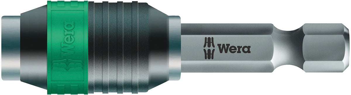 Wera Rapidaptor Universal Bit Holder with quick-release for fast bit changes.