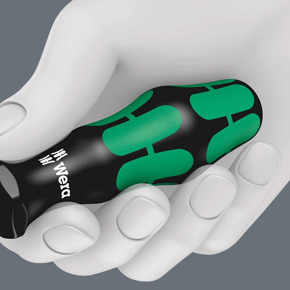 Wera slotted one-eighth-inch tip close-up for precise seating.