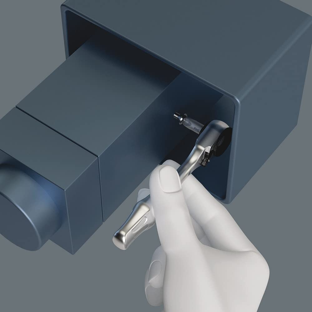 Wera TOOL-CHECK PLUS 1 metal finish conveys durability in daily use.