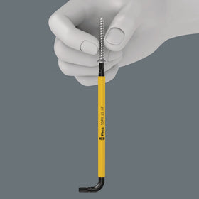 Wera Torx L-Key Set 967 SL/9 shown with recessed Torx screws in use