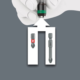 Wera TZ Pozidriv bits provide secure fits across small screws.