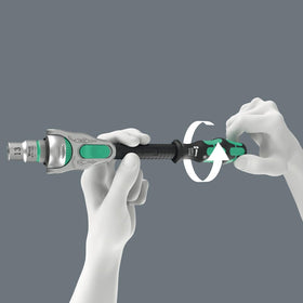 Wera Zyklop Ratchet thumbwheel reverses direction with ease.
