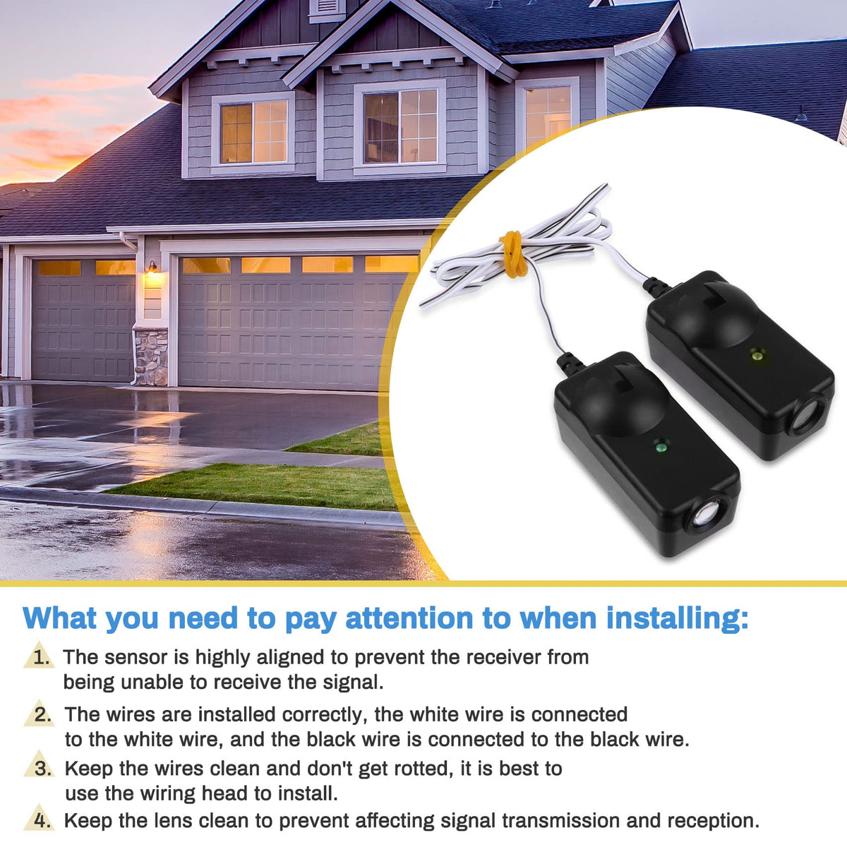 Werhoo sensor circuit extended to 50 cm enables flexible positioning above the door