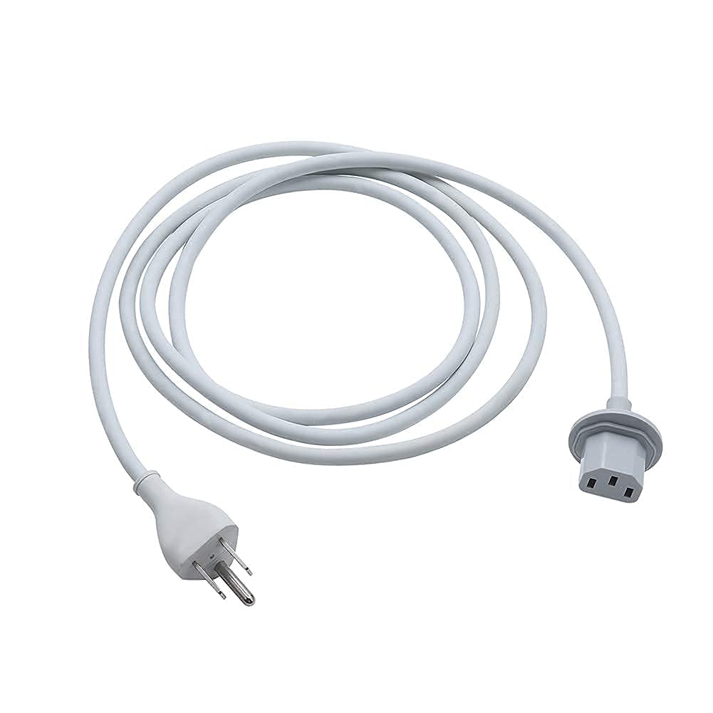 WESAPPINC iMac power supply cord 2011-compatible, extends reach for cleaner desk cords.