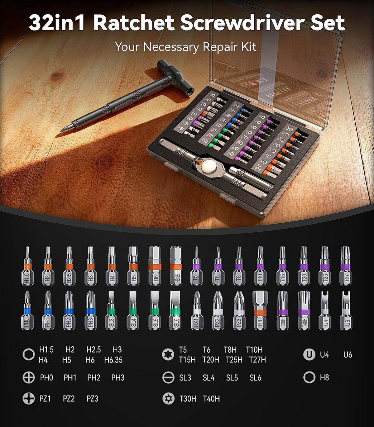 Wesdut five-plus handle configurations shown for diverse tasks.