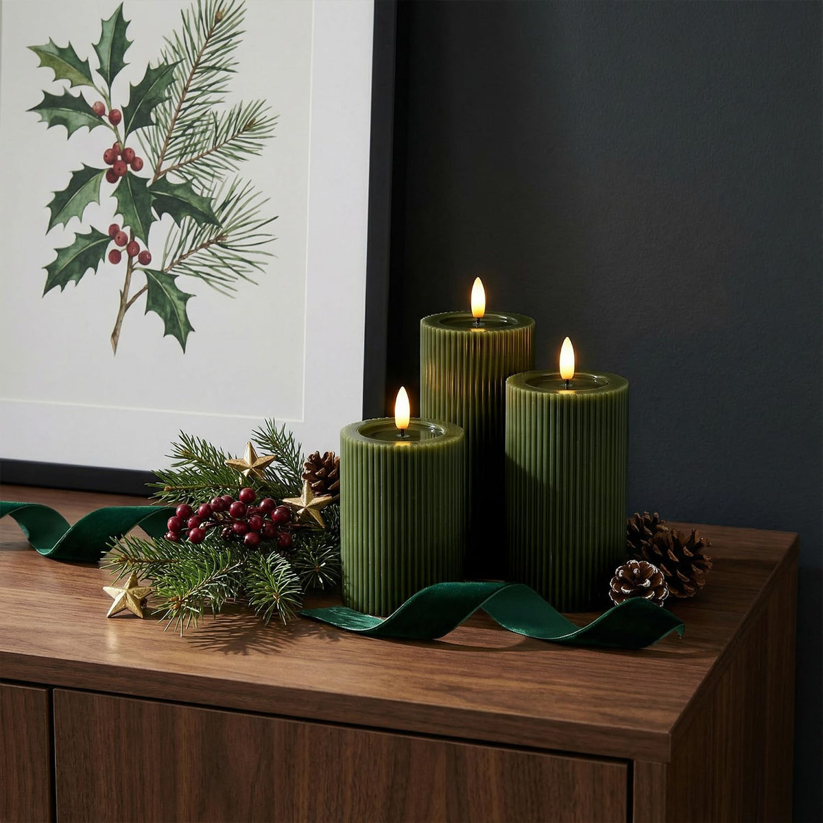 West Ivory 6 inch dimmable LED candle for versatile event lighting