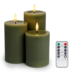 West Ivory wedding centerpiece LED candle 5 inch for elegant decor