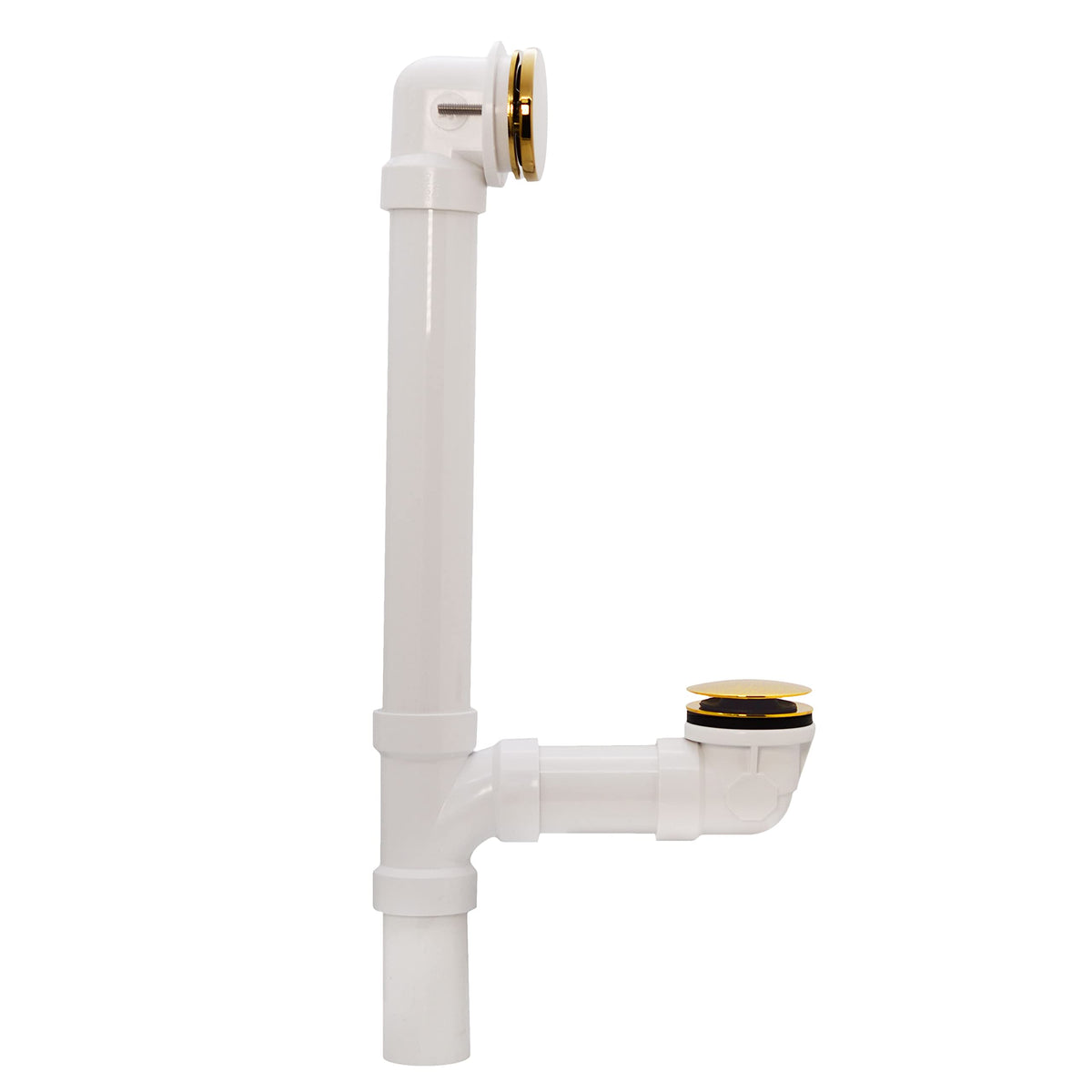 Westbrass 493244H-01 4-inch PVC tube supports adaptable configurations.