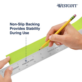 Westcott hang hole ruler for easy storage between projects