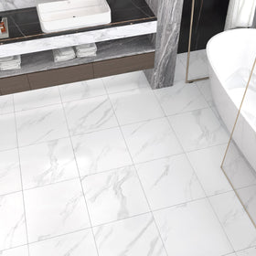WESTICK tile in bathroom/kitchen showing waterproof, easy-install design