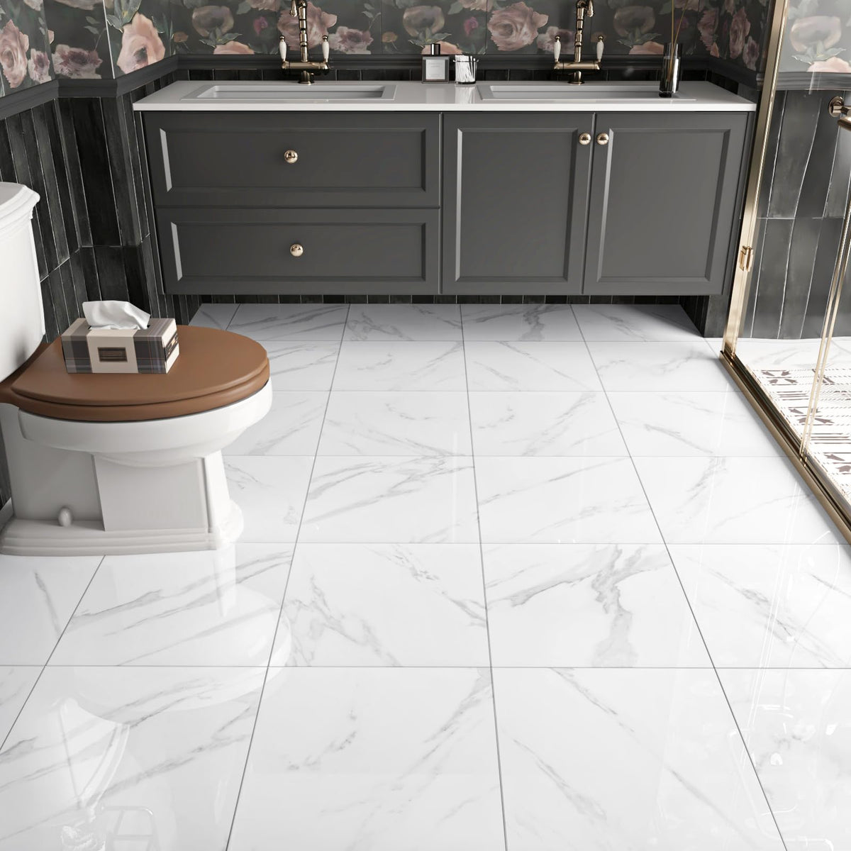WESTICK tile sheet cut with scissors for a precise fit