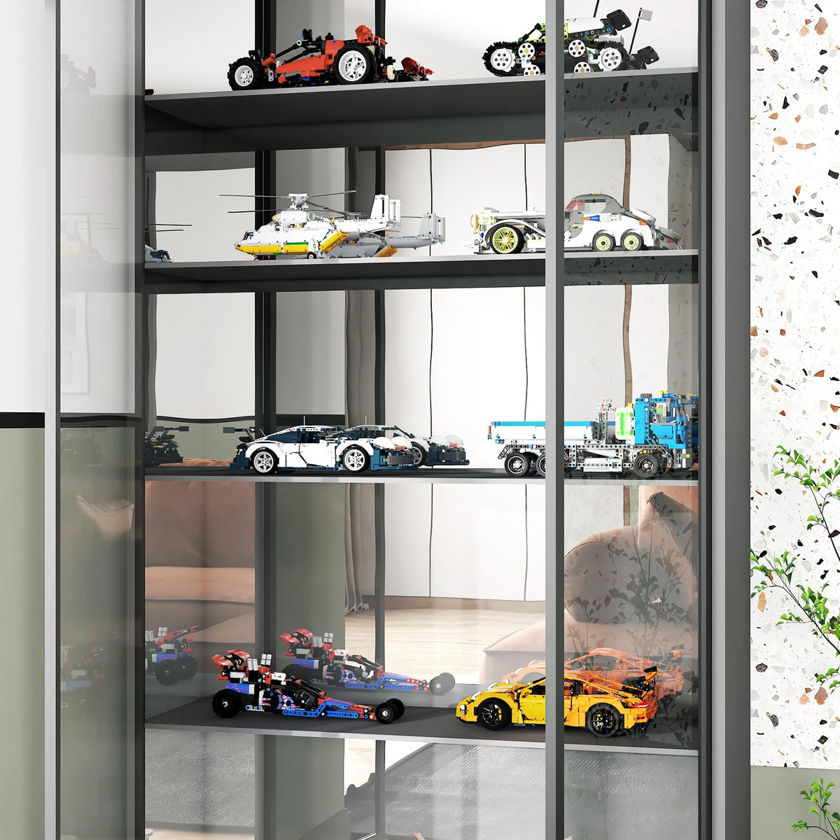 WESTICK mirror sticker countertop finish offers a chic, glassy look