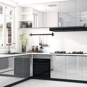 WESTICK mirror sticker for small spaces helps feel more open