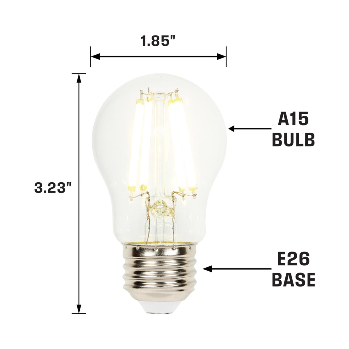 Westinghouse 5279020 A15 dimmable LED bulb in a pendant, ideal for ambient indoor lighting