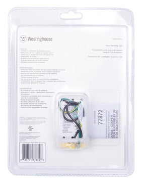 Westinghouse commercial-use ceiling fan control suitable for laundromats, garages, or warehouses.