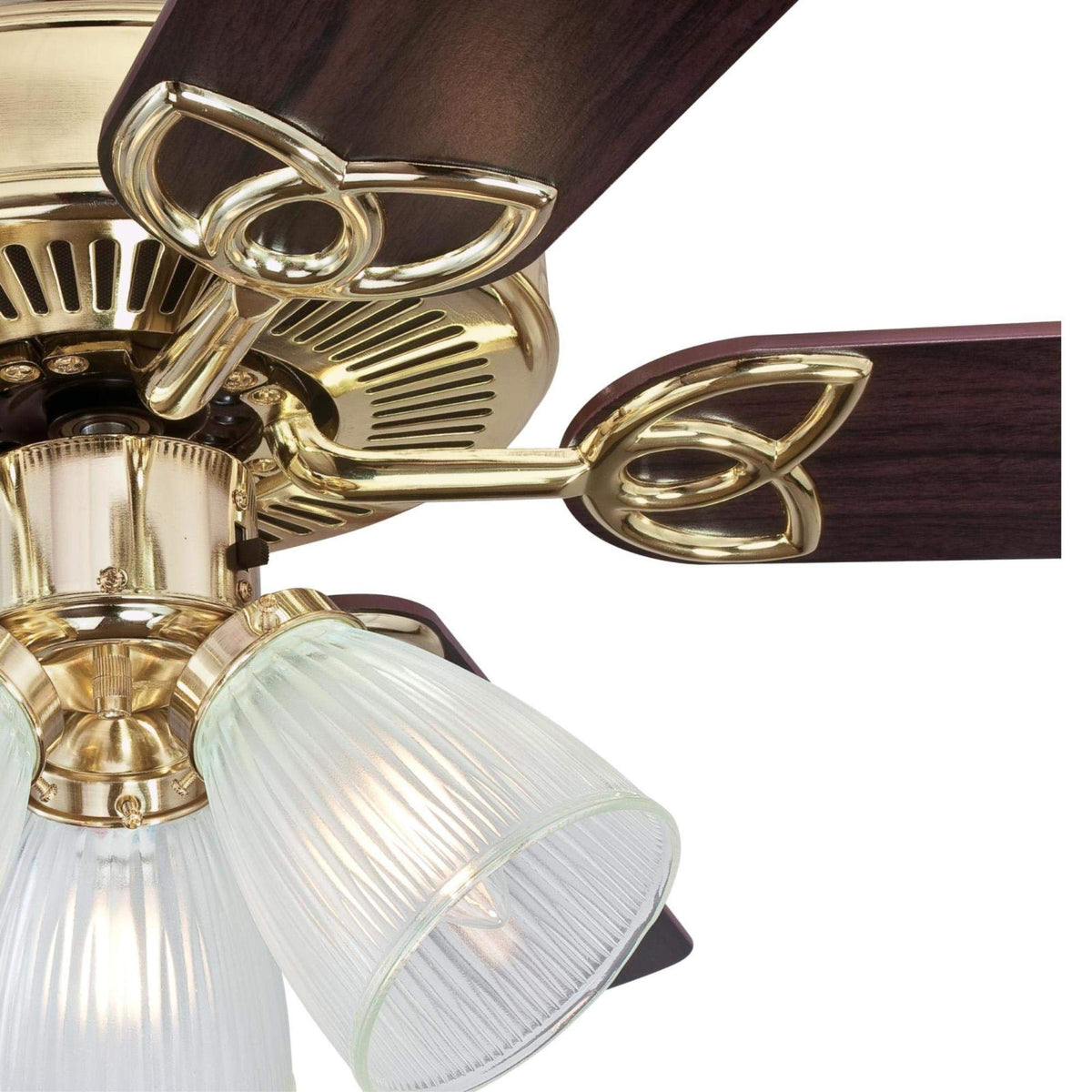 Westinghouse polished brass finish adds timeless elegance to interiors.