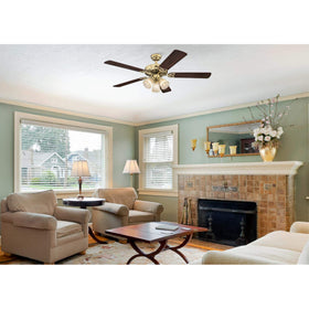 Westinghouse quiet motor delivers strong airflow with minimal noise.
