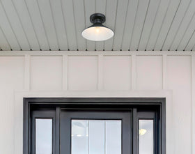 Westinghouse Watts Creek textured black finish adds outdoor style and durability