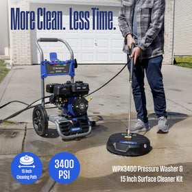 Westinghouse WPX3400SC 15-inch surface cleaner delivering even coverage