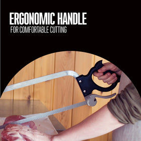 Weston blade in action cutting through muscle, sinew and bone.
