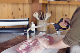 Weston field-to-kitchen use demonstrates versatile meat processing.