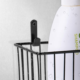 Wetheny metal grid storage basket keeps towels organized