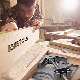 WETOLS clamp aiding cabinet and frame assembly with right-angle support.