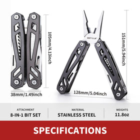 WETOLS compact multitool shown in closed form for carry